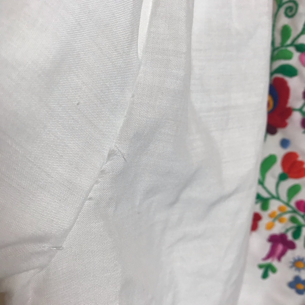 Vintage Hungarian Peasant Embroidered Top - image 5